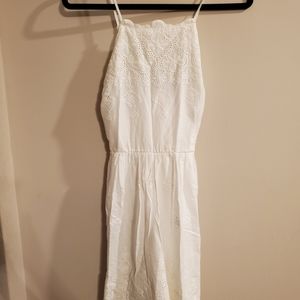 White criss-cross back Dress
